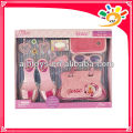 Fashion design party decoration set toys for girls(shoes,handbag,glasses)